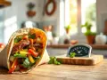Ile waży kebab w tortilli? Sprawdź, co wpływa na jego masę!