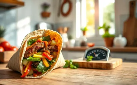 Ile waży kebab w tortilli? Sprawdź, co wpływa na jego masę!
