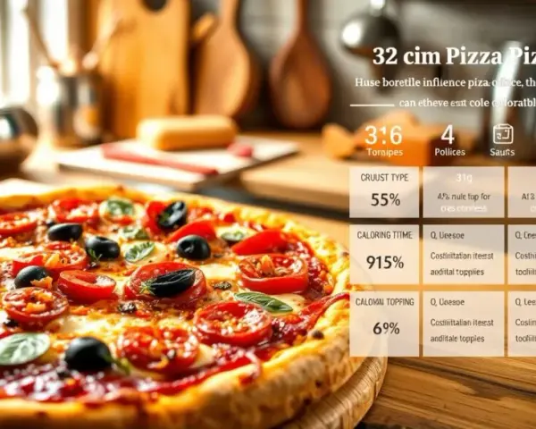 Ile kcal ma pizza 32 cm? Od 800 do 2500! Sprawdź, co wpływa
