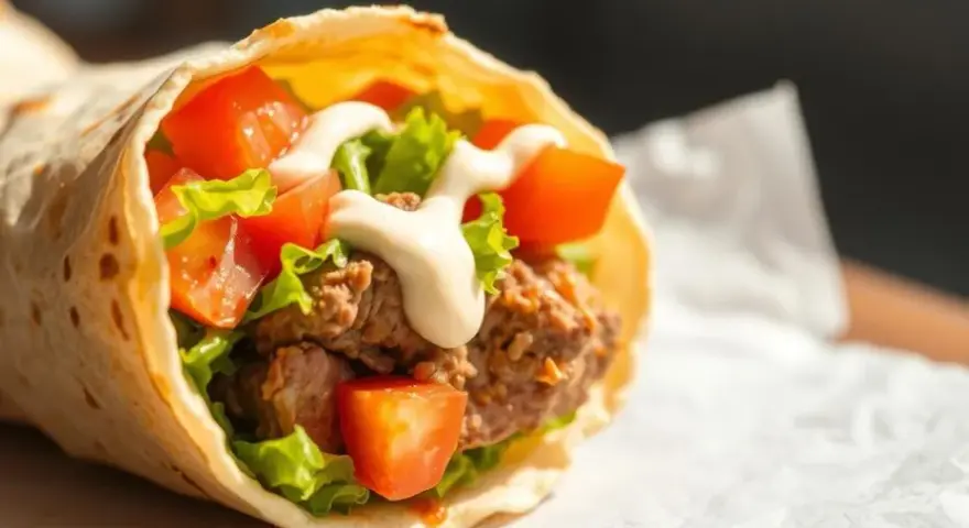 Czy kebab w tortilli może być zdrowy? Werdykt dietetyka.