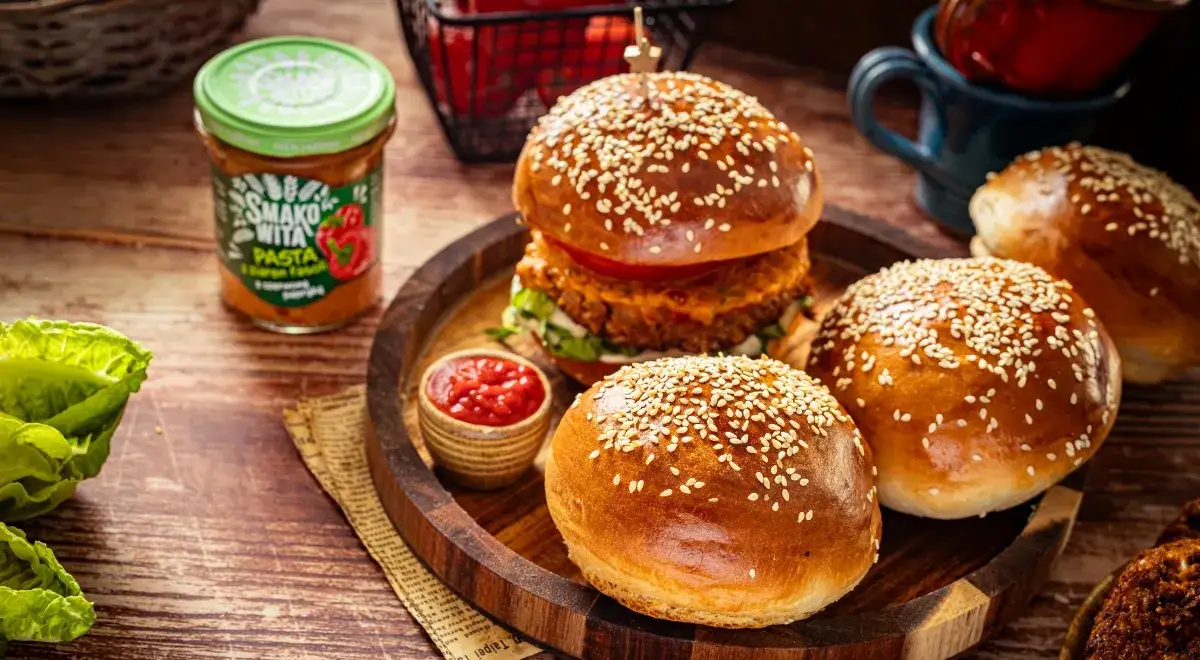 idealne bułki do hamburgerów temperatura czas pieczenia