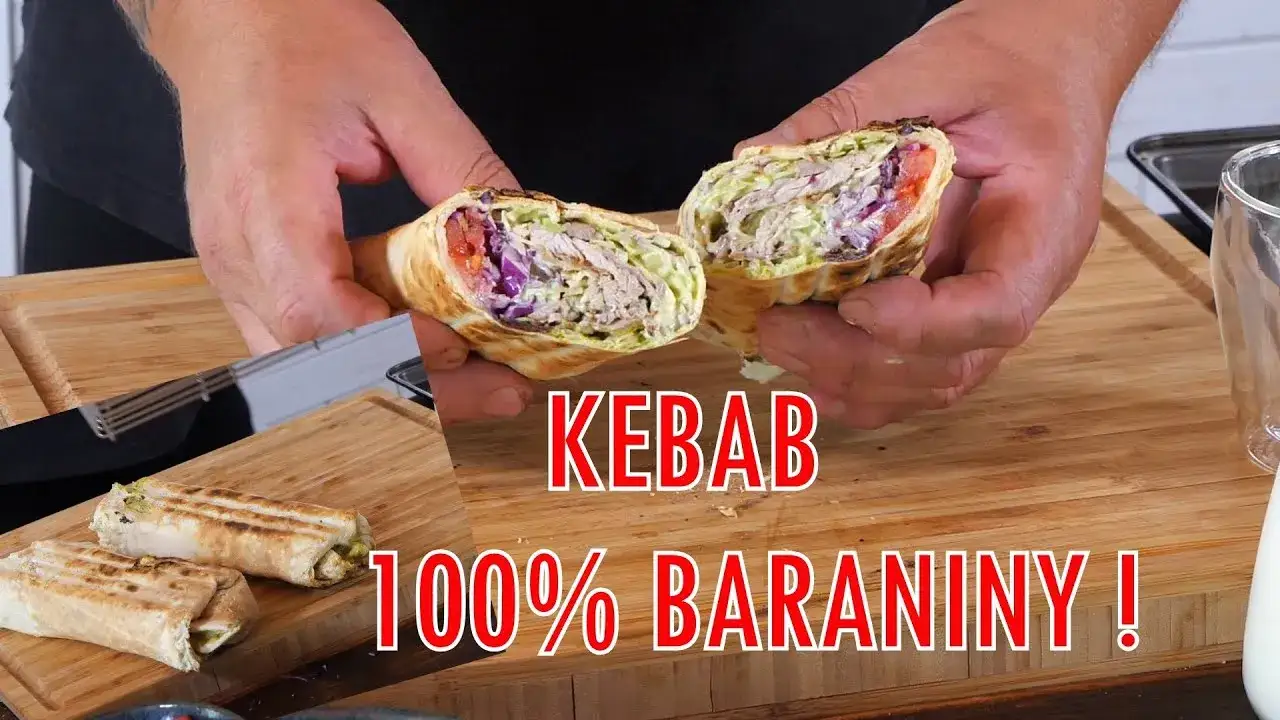 Domowy kebab z baraniny na grillu